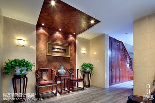 精選118平米中式別墅休閑區(qū)裝修實景圖