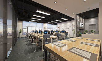 200平現(xiàn)代簡約辦公空間裝修效果案例 匯海廣場王總辦公室工程裝修實景圖賞析 土巴兔家居室內(nèi)裝修設(shè)計效果圖